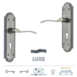 M7K20 - 3 Lever Lockset Ballerina 8"